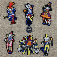 mixed 6pcslot cartoon characters patches color sewn embroidery iron on applique clothing handmade diy garment decor