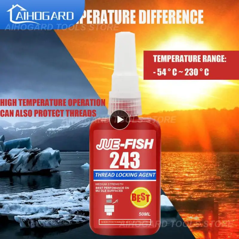 

Anaerobic Adhesive Anaerobic 243 Thread Glue Thread Locking Agent 50ml Thread Glue Anaerobic Locking Agent