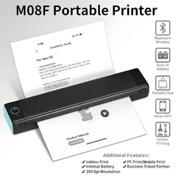 Портативный беспроводной принтер, с его помощью можно напечатать нужные документы в любом месте