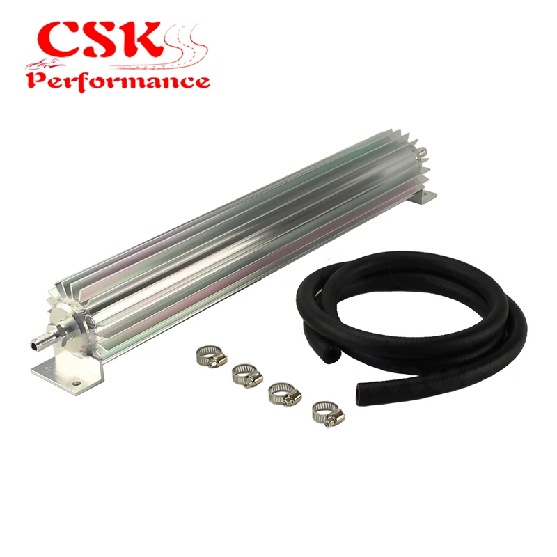 

Universal 18'' Aluminum Single Pass Finned Transmission Oil Cooler Kit