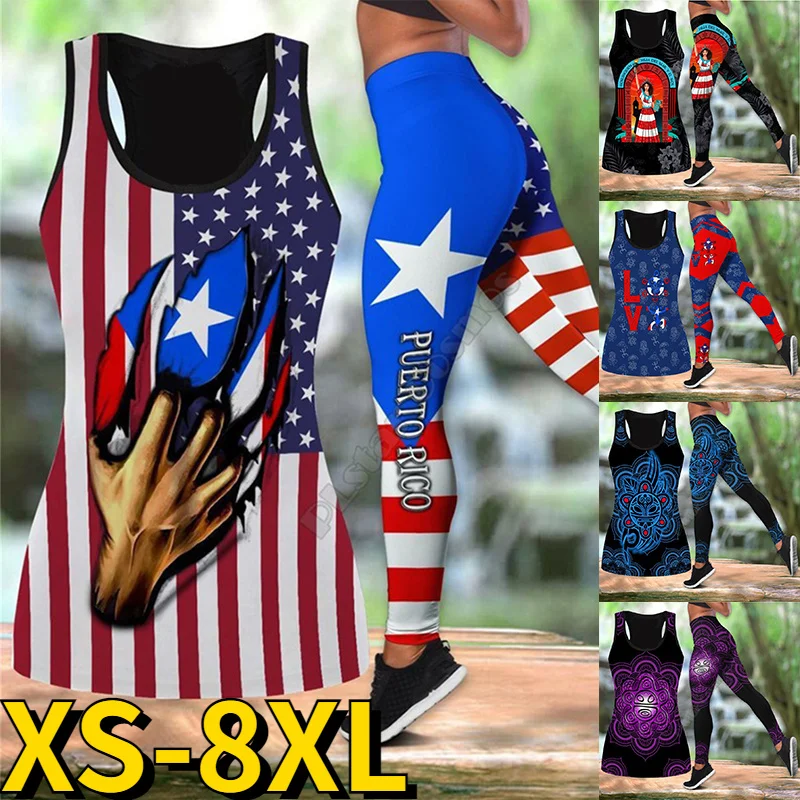 

2023 2pcs Activewear Set New Design Printing Yoga Suit Sports Tank Tops Yoga Leggings Keep Slimt Yoga Pants Tops Suit XS-8XL