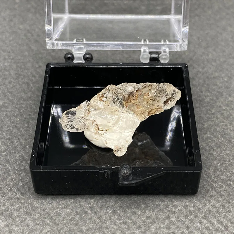 100% натуральный гиалитный необработанный камень минеральная фотоблестящая