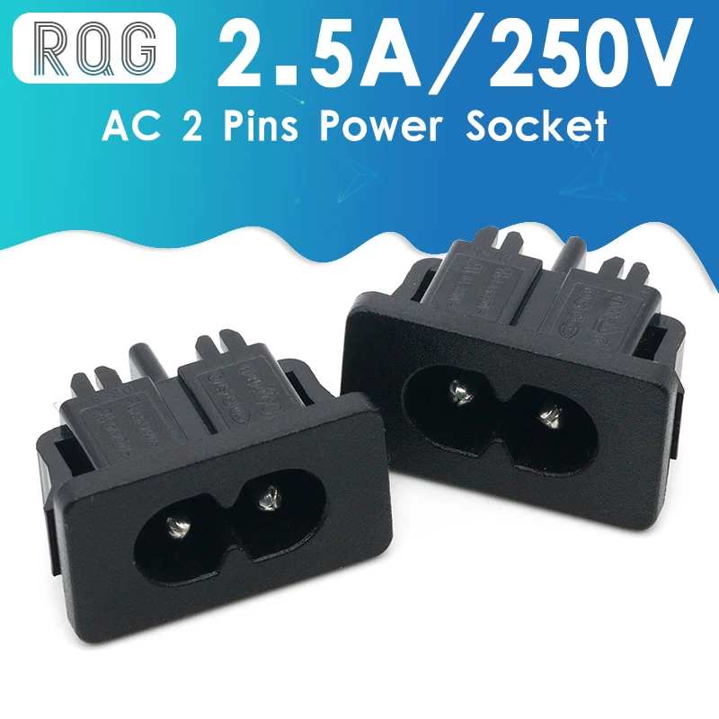 

5 шт. splaysocket AC 250 a/V AC 2 контакта, электрическая розетка