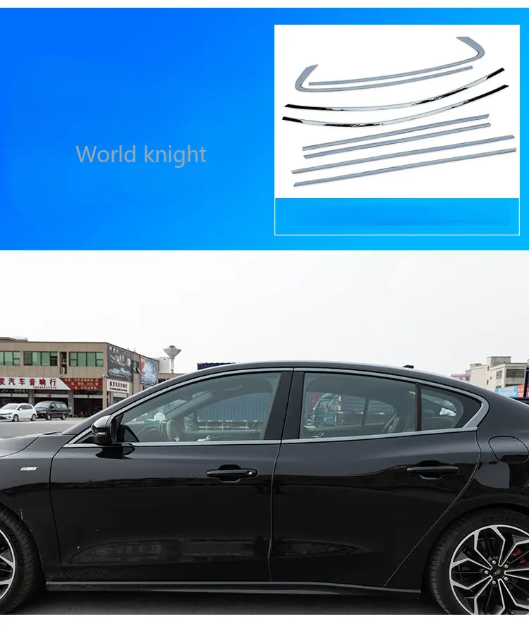 

Автомобильные окна из нержавеющей стали 304 для ford focus 2019-2020, новое поколение focus