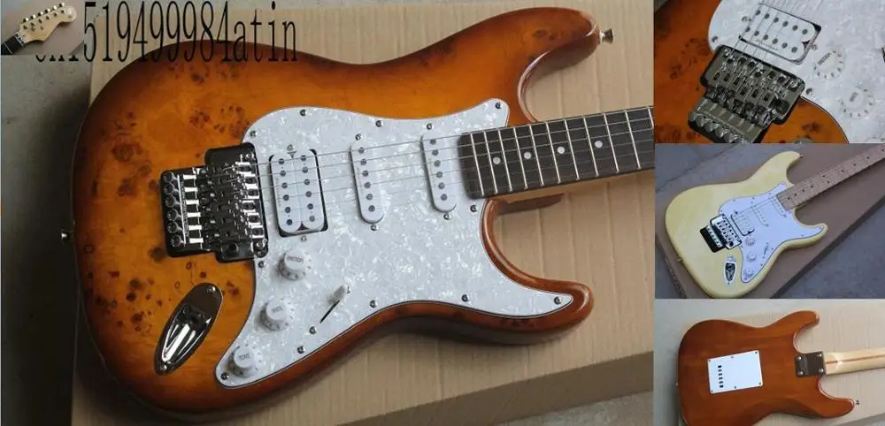 

High Quality Wholesale custom body ST Chrome Tremolo stratocast-er Electric Guitar