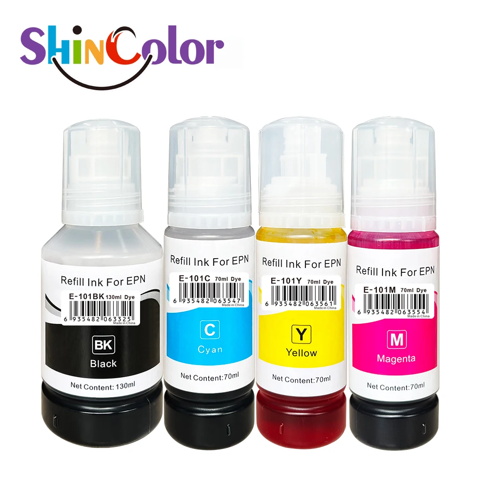 

Compatible Epson 101 Refill Bottle Ink for Ecotank L4150 L4160 L6160 L6170 L6176 L6190 L14150