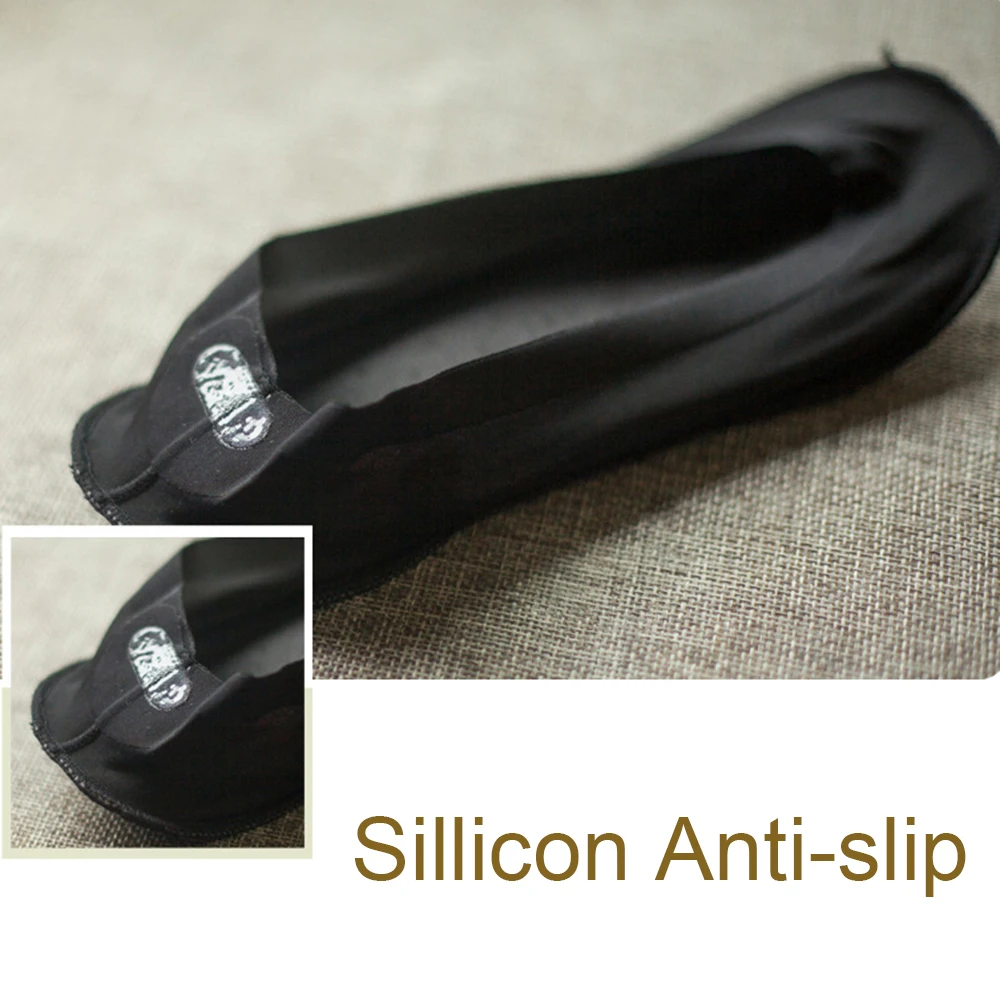 1 пара женских гелевых подушечек медицинские носки из ледяного шелка 3D невидимые