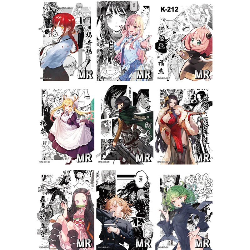 

История богини из аниме редкий мистер флэш-карточка Anya фальсификатор камадо незуко Хэнкок коллекционные игрушки солитер рождественские подарки на день рождения