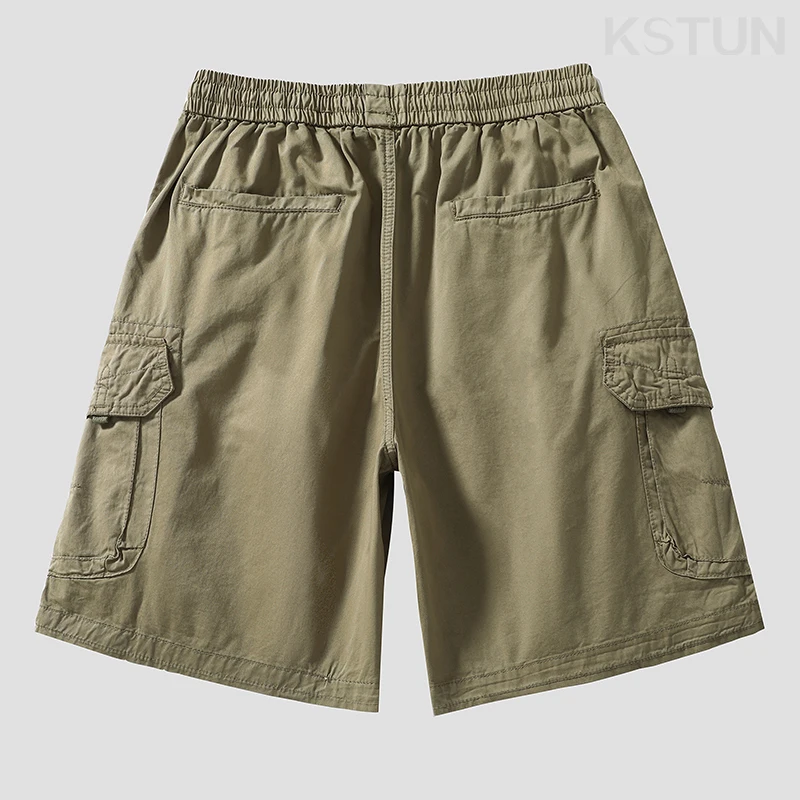 Комбинезон-карго мужской из натурального хлопка с поясом на резинке