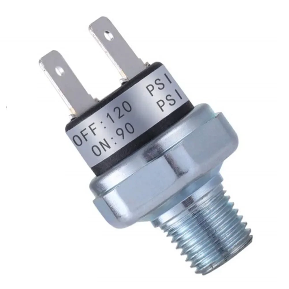 

Реле давления воздушного компрессора 70-100/90-120PSI 1/4 "NPT 12 В/24 В для звукового сигнала поезда для компрессоров 12 В/24 В постоянного тока, электрооборудования