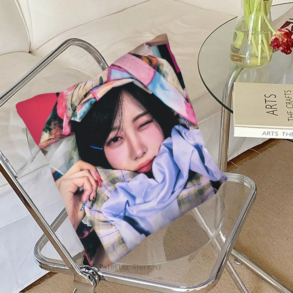 Kpop A-Aespa Giselle наволочка модная квадратная спальня диван комната Ins украшение для