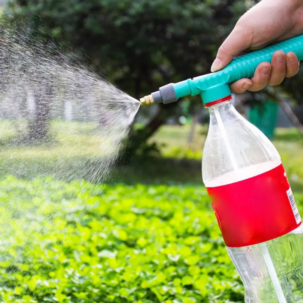 

High Pressure Air Pump Manual Sprayer Adjustable Drink Bottle Spray Head Nozzle Garden Watering Tool Portable Pump Sprayer