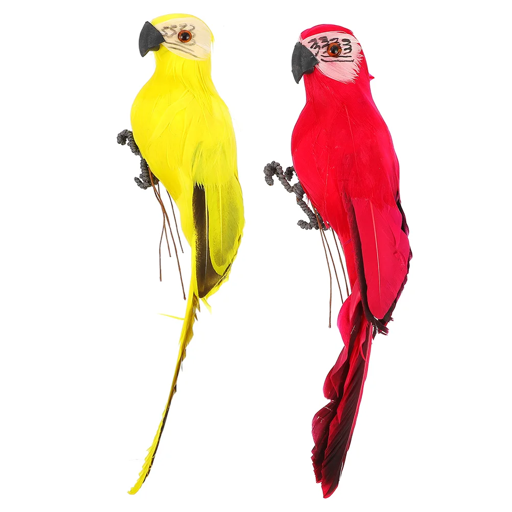 

Simulation Parrot Ornaments Fake Decor Outdoor Decoration Lifelike Simulated Model Artificial Decors Models Mini