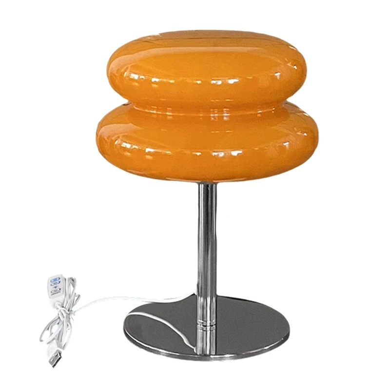 Ретро лампа для яичного пирога милая тумбочка девочек подарки USB настольная