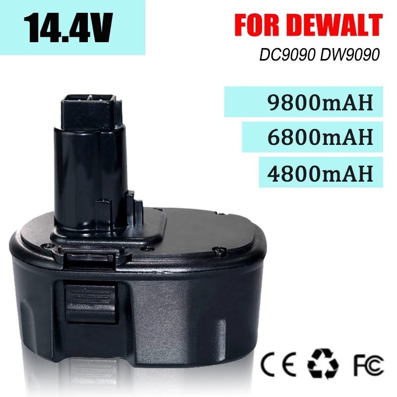 Сменный аккумулятор 14 4 В для Dewalt 9800 мАч DC9091 DC9094 DW9091 DE9091 DE9092 аккумуляторы