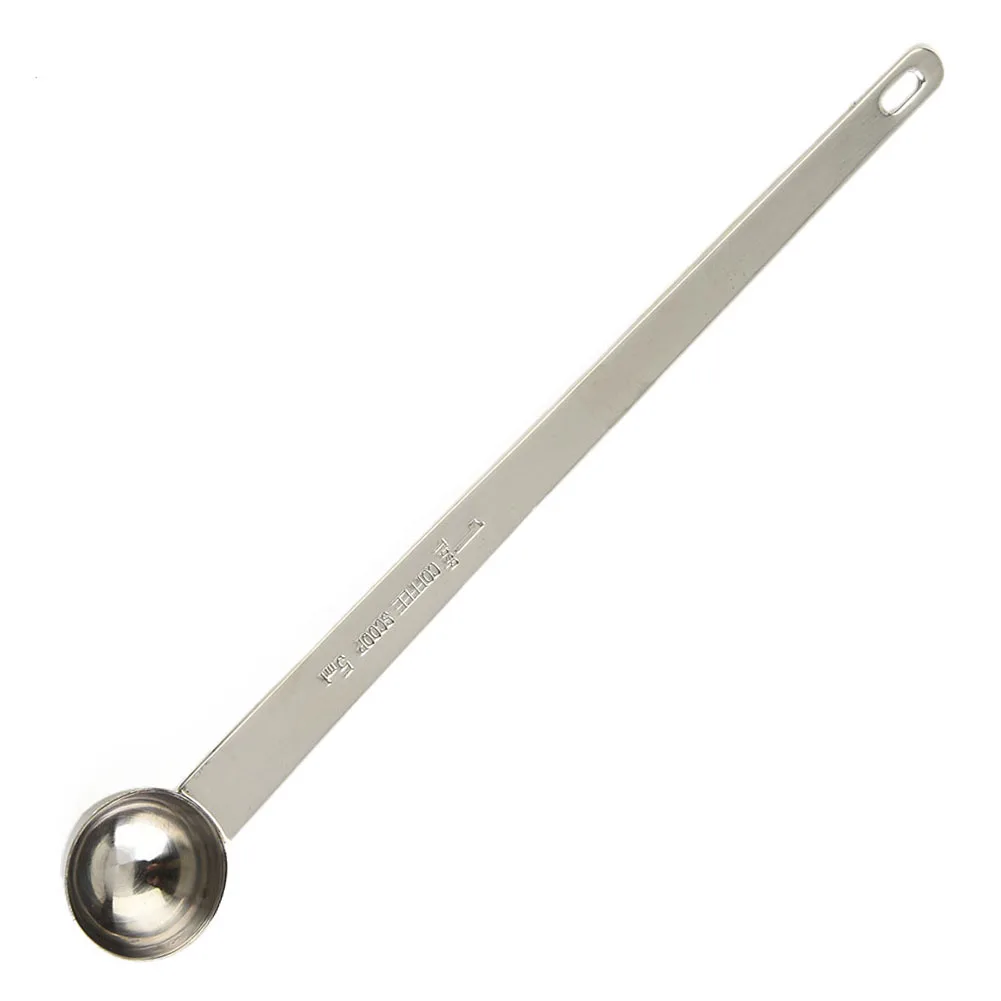 

Kitchen Tools Measuring Spoon Long Handle Portable Various Specifications Coffee Graduated Spoon Engraving Double Unit