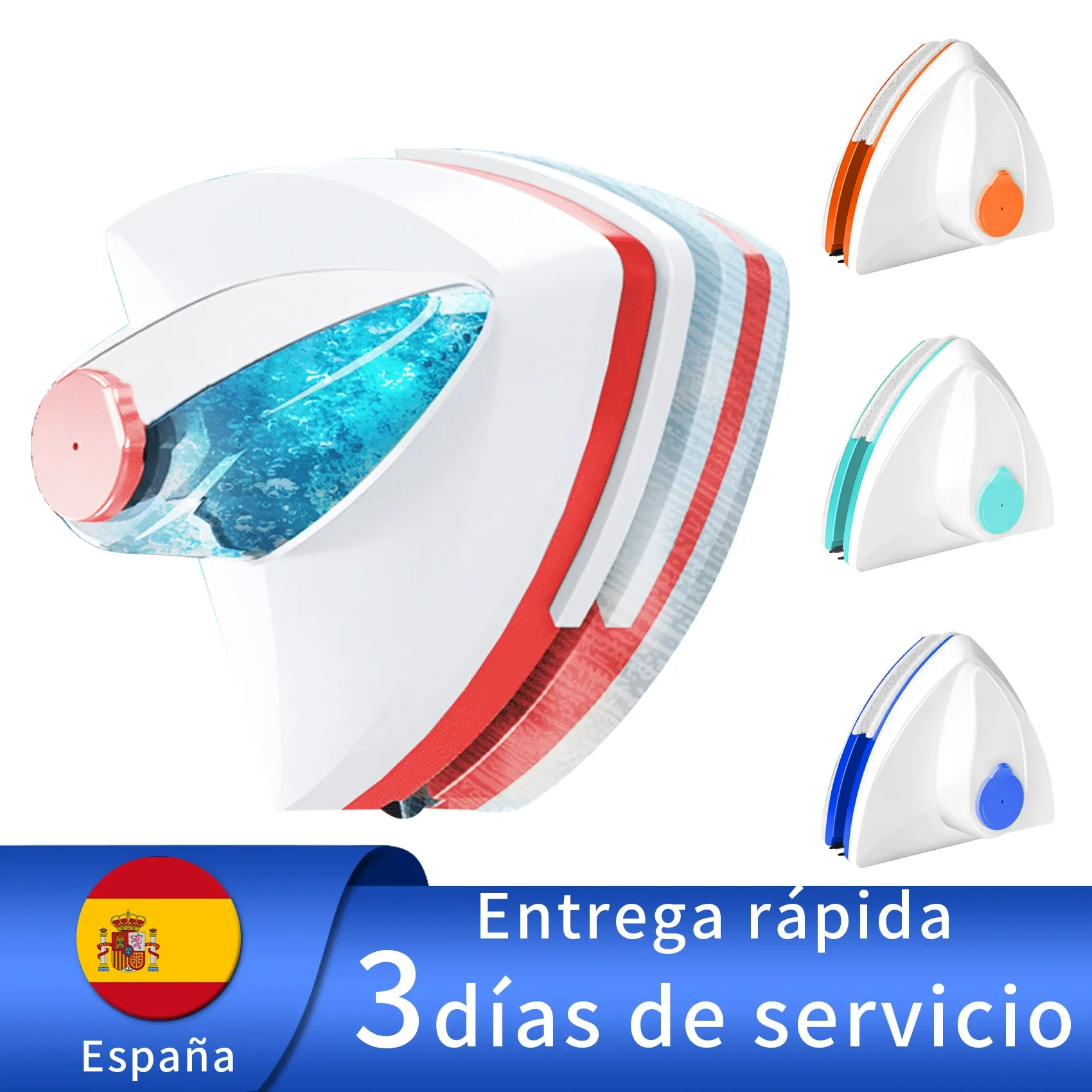 

Water-Filled Glass Brush Household Double-Sided Window Cleaning Window Wiper Glass Wiper Tool