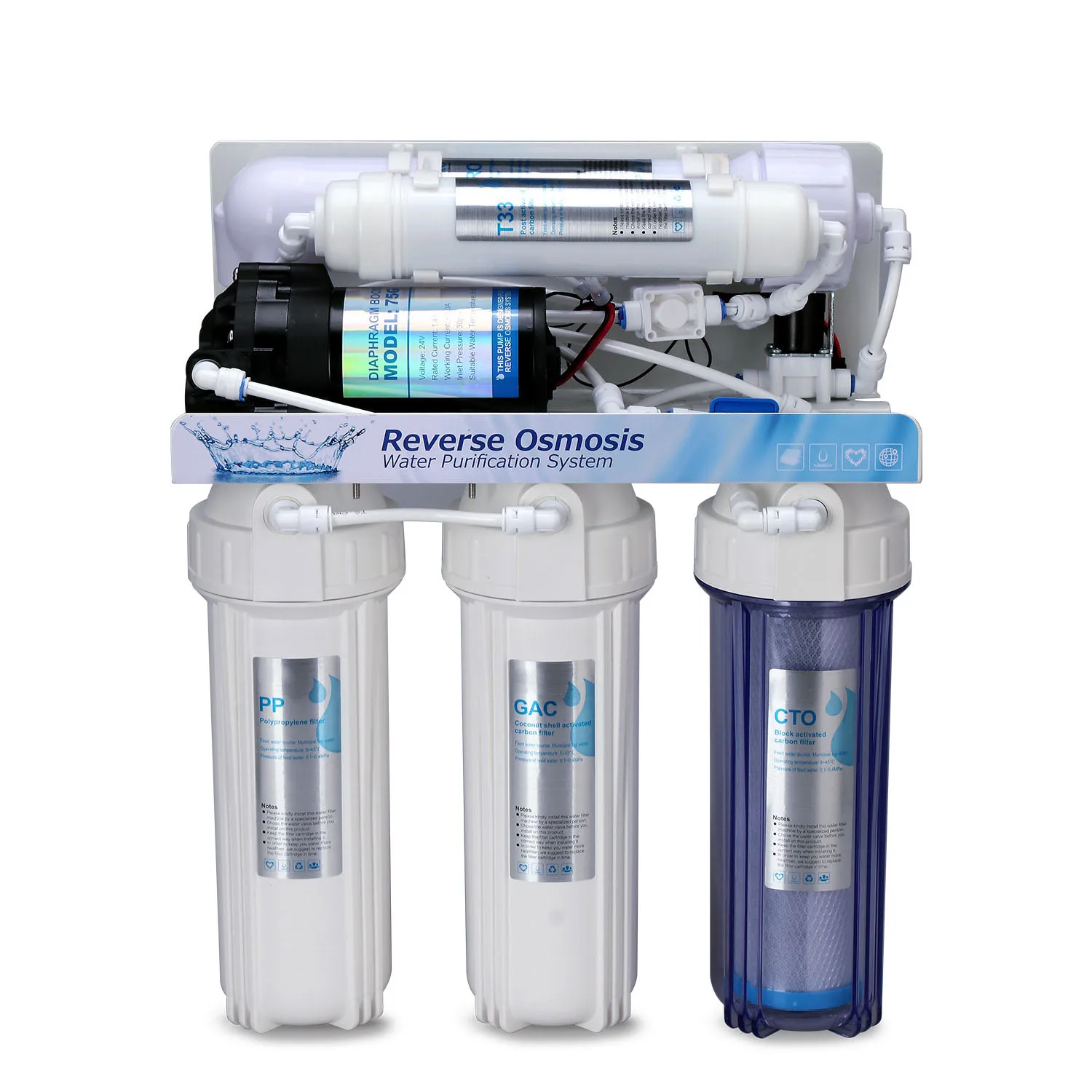 

Factory 7 stage reverse osmosis water filter Alkaline water dispenser ro filter system