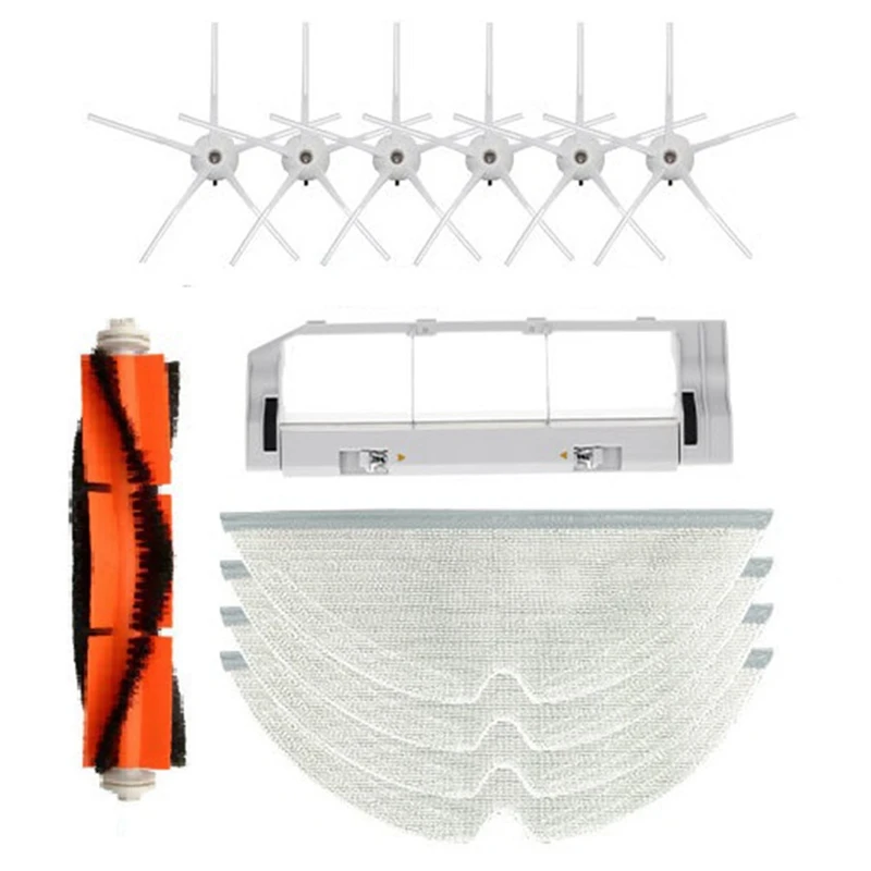 

Подходит для аксессуаров для роботов-пылесосов Xiaomi Roborock S5max T7pro T6, боковая основная щетка, тряпка