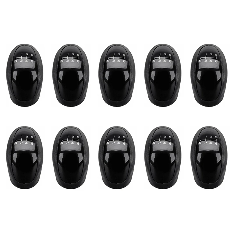 

10X 6 Speed Black Manual Gear Shift Knob For Mercedes Benz Vito Viano W639 Sprinter II 906 / Crafter I 2E 2F