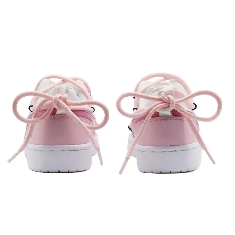 【Настроить】Nike Court Borough Обувь для скейтбординга Женские низкие розовые/белые