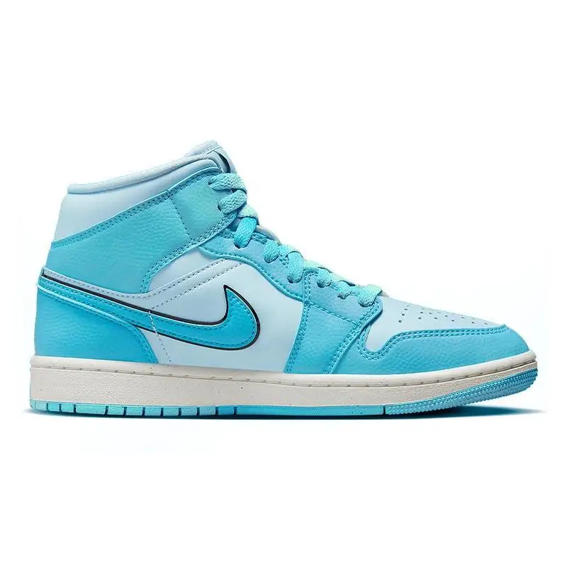 Женские кроссовки Nike Jordan 1 Mid SE Ice Blue DV1302-400