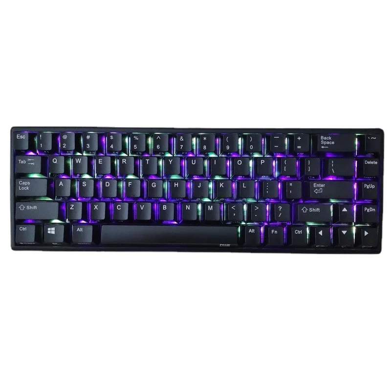 

65% RGB Niz Atom68 Keyboard 50g Topre style Dome Switch Tactile 68 Bluetooth wireless mx POM Keycap