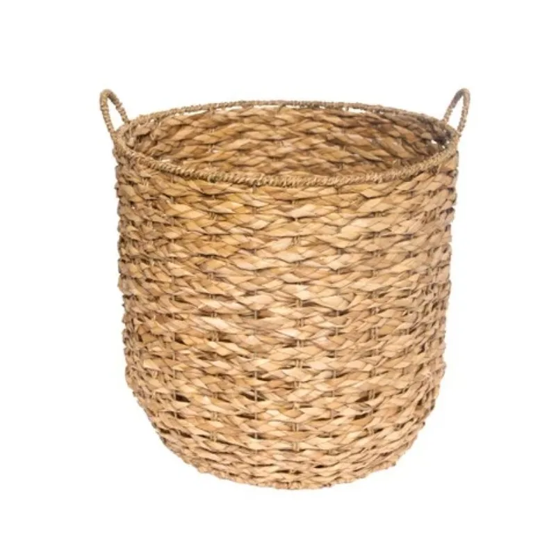 

Better Homes & Gardens Braided Rush Round Baskets Set of 2 Extra Large Laundry Basket Wicker Basket