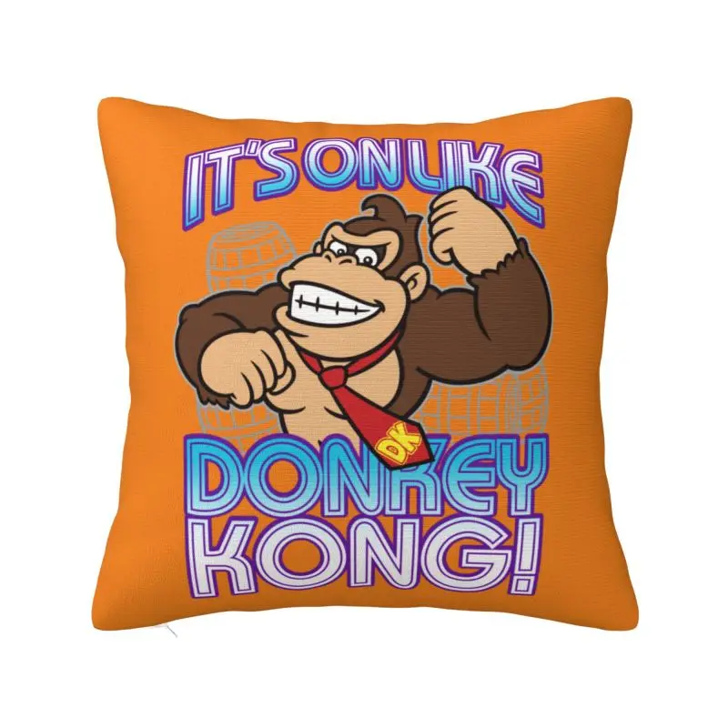 

Это как будто Ослик Конг Подушка искусственная 40x40 см для гостиной Gorilla чехол квадратная наволочка