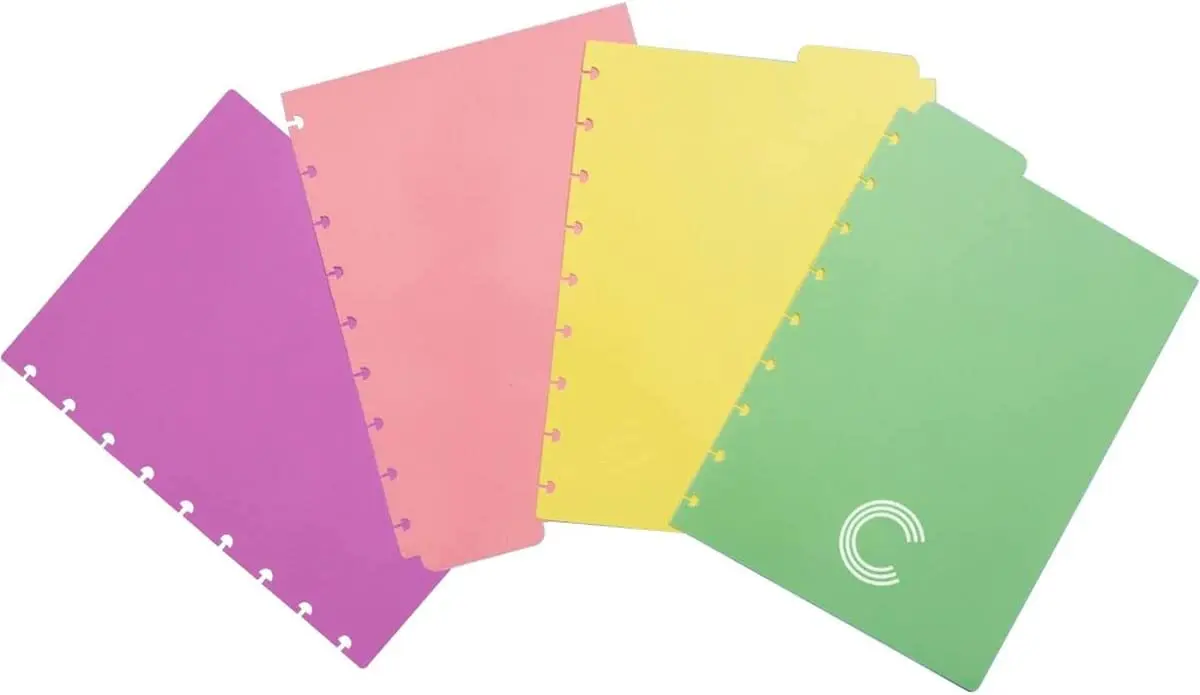 

Divisórias de Médio Pastel 172 x 231 mm 4 Unidades