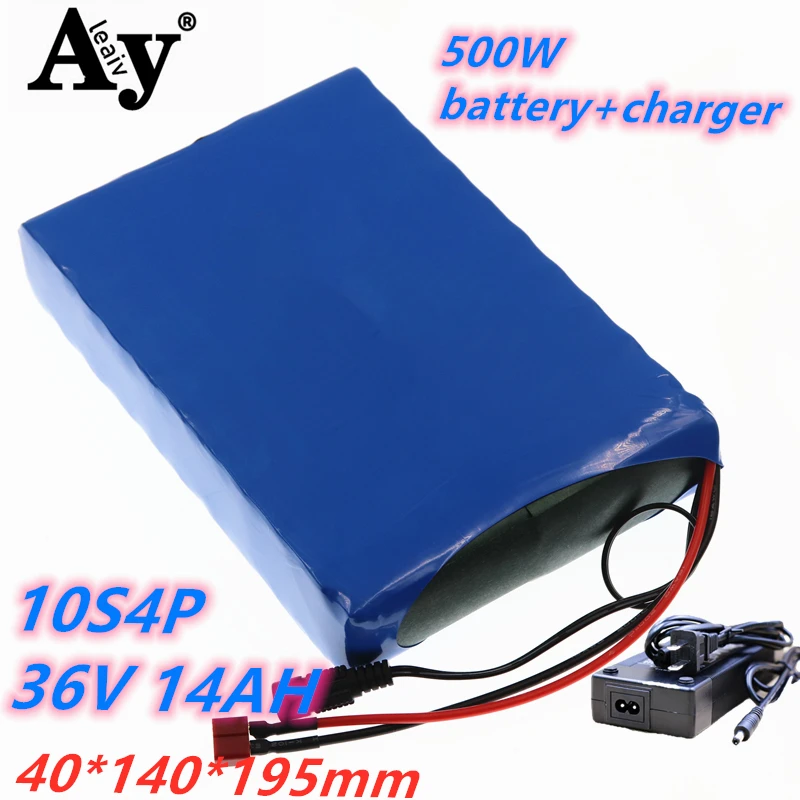 

2021 New 36V Battery 10S4P 14Ah 42V 18650 lithium ion battery pack For ebike electric car bicycle motor scooter with charger