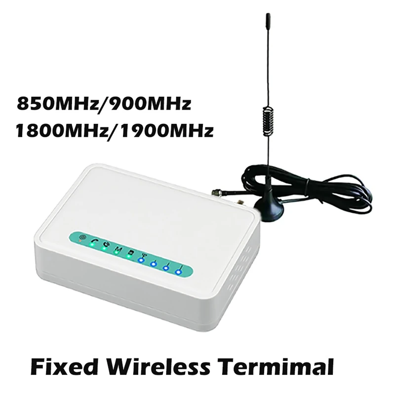 Fixed Wireless Terminal Quad Band GSM SIM Card Phone Line Desktop Caller Dialer GSM850/900/1800/1900MHZ EU Plug images - 6