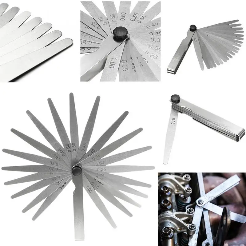 

Измеритель толщины зазора, 20/17 лезвий, 0,02-1,00 мм