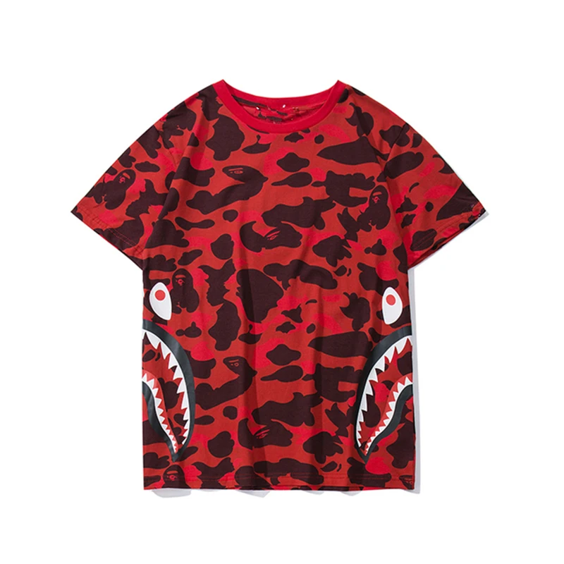 

Fashion 3D Print Shark Summer Men's Children's Casual T-shirt Man Sportswear Round Neck Short Sleeve Shark Wear Male Tops Tee