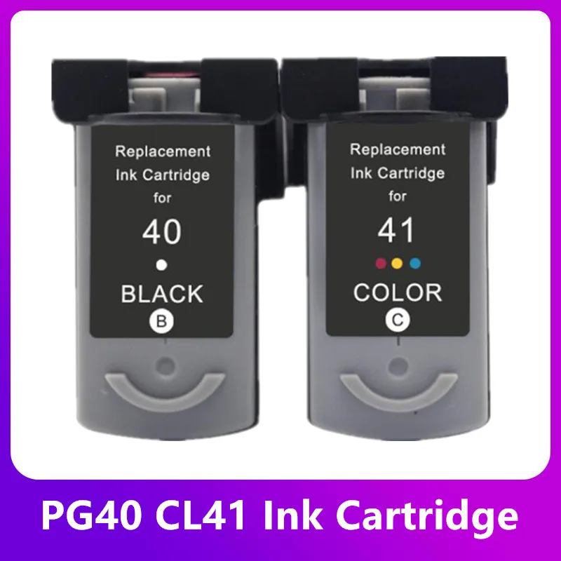PG40 CL41 Compatible Ink Cartridge for canon PG 40 41 pg-40 cl-41 for printer iP1600 iP1200 iP1900 MP140 MP150 MX300 MX310 MP160