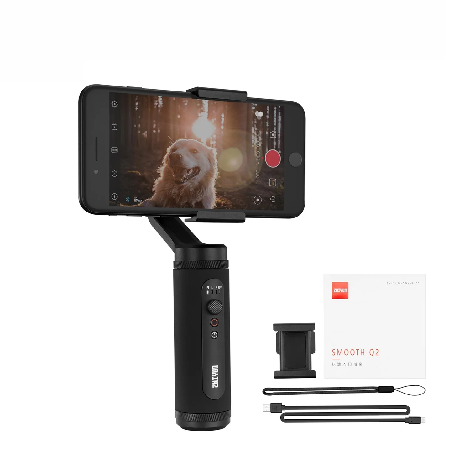 

New Official SMOOTH Q2 Phone Gimbal 3-Axis Pocket-Size Handheld Stabilizer for Smartphone iPhone Samsung HUAWEI Xiaomi Vlog