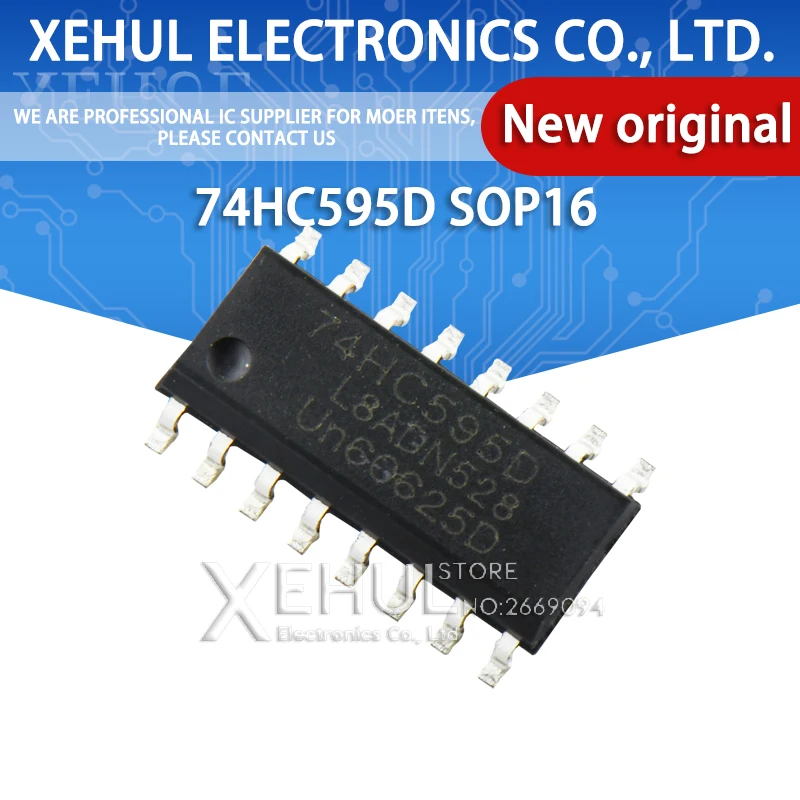 10/20/50/100 шт. 74HC595D SOP16 74HC595 SOP SN74HC595DR SMD новая и оригинальная ИС