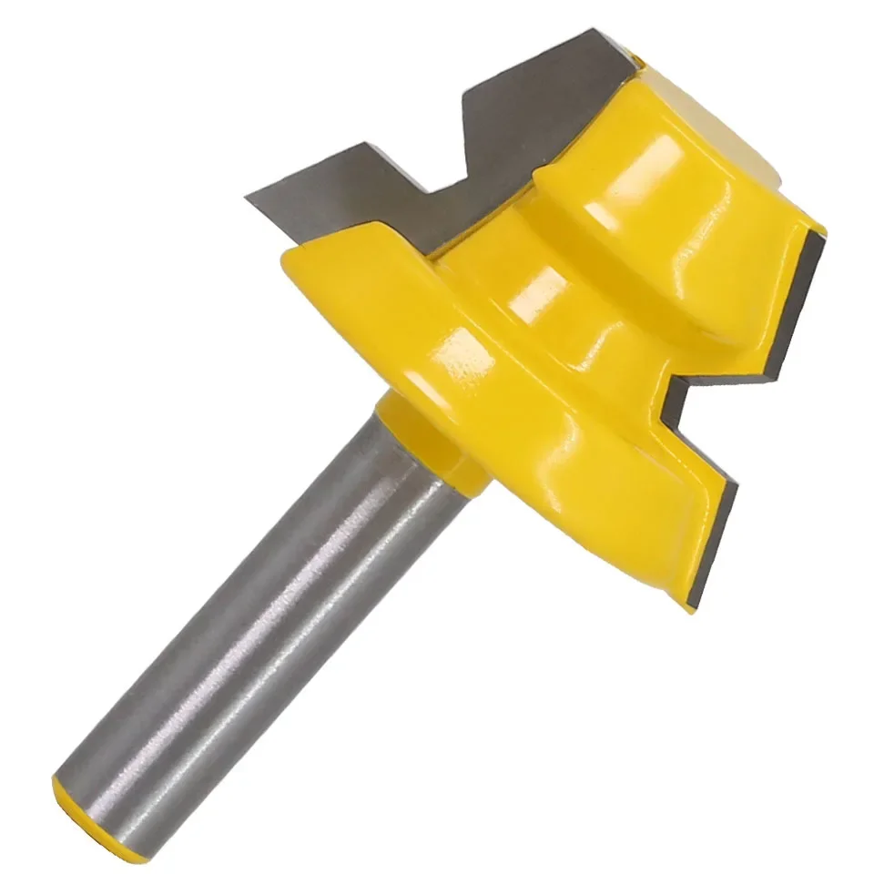 2 шт. фреза с замком клей 22 5 градусов столярная хвостовик 8 мм