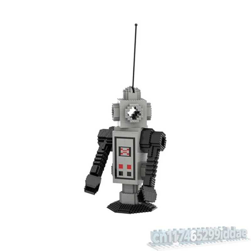 НОВИНКА: 1561 ДЕТАЛЬ MOC Макси-фигурка: Модель персонажа-дроида серого цвета. Конструктор-пазл для самостоятельной сборки. Креативный конструктор в стиле научной фантастики. Подарок. (art.: 3920dd10de0ce) - 3920dd10de0ce