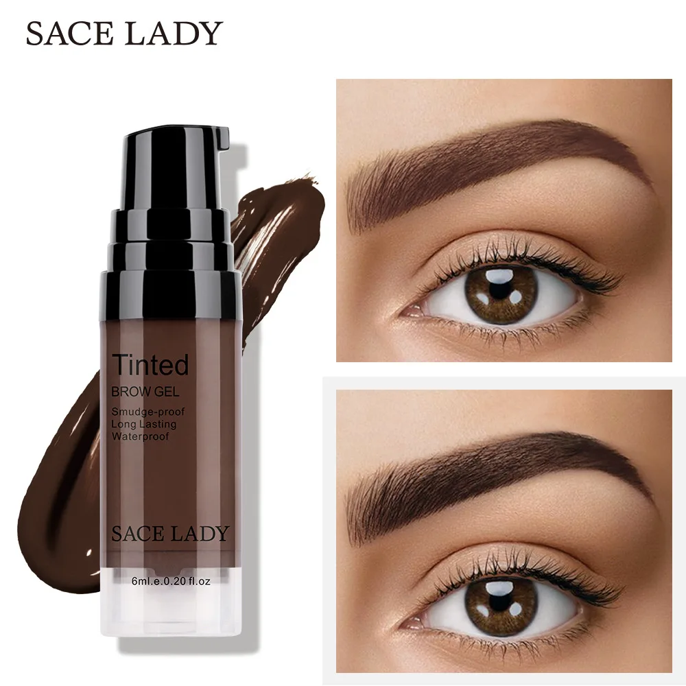 

Eyebrow Gel Cosmetics Waterproof Long Lasting Tint Makeup Brush Set Brown Enhancer Eye Brow Wax Dye Cream Paint Professional