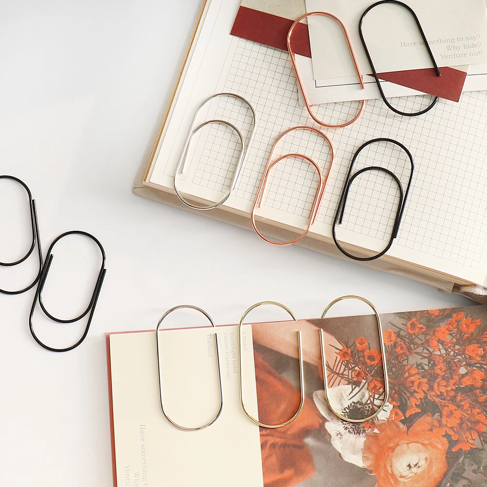 Заводская поставка TUTU 25 шт./15 шт. 50x2 5 мм большие зажимы для бумаги 4 цвета доступны большие широкие Зажимы для бумаги по акции