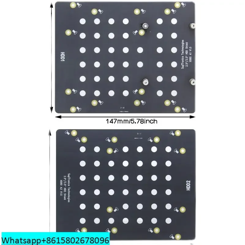 4 Papan Ekspansi Dapat жесткий диск Antarmuka SATA X880 2 5 Inci 3 Dicocokkan Sesuka Hati