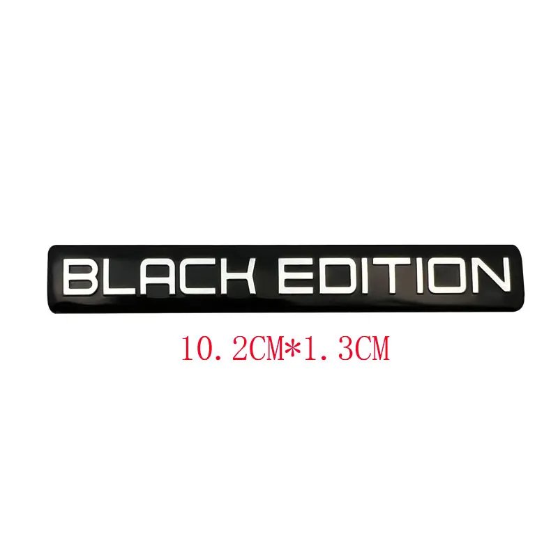 

3D алюминиевая эмблема BLACK EDITION, значок LIMITED EDITION, наклейки на автомобиль, наклейки для мотоцикла, автомобиля, интерьера и экстерьера автомобиля, наклейки