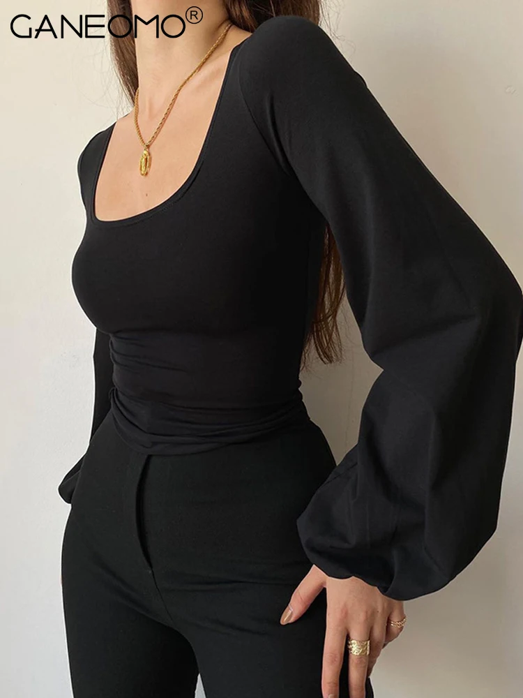 

Футболка женская облегающая с длинным рукавом, Осень-зима