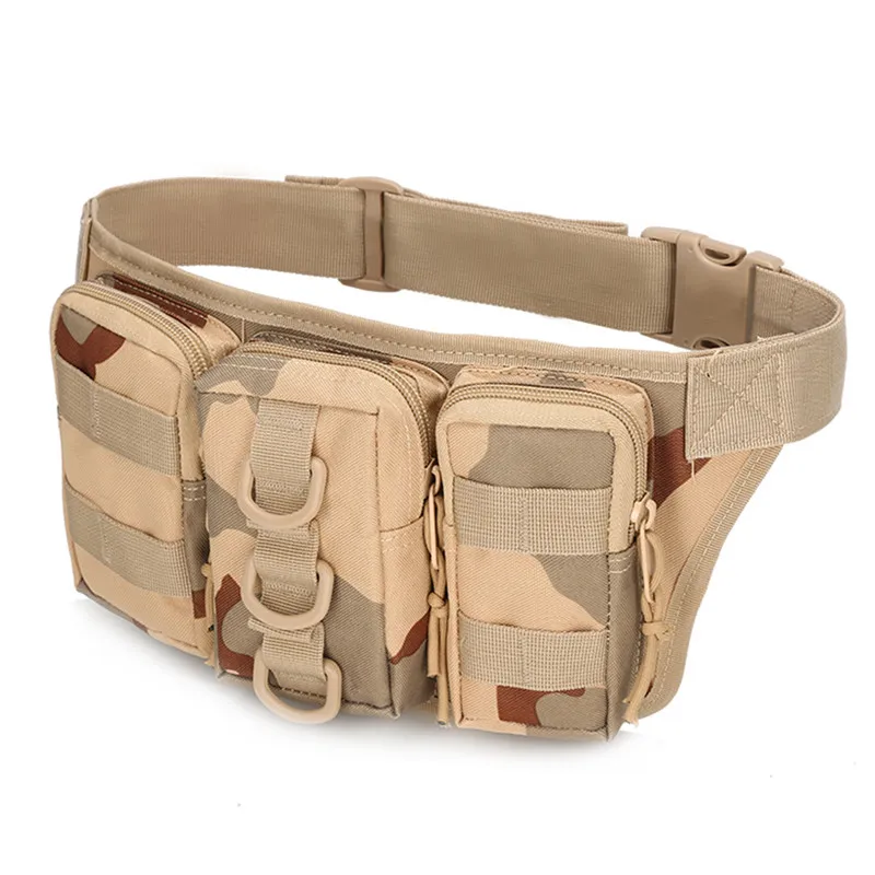 

Outdoor Waist Bag Sports Camouflage Hunting Camping Pack Military Multifunctional Waist Pocket Waterproof Riding Pouch Bag