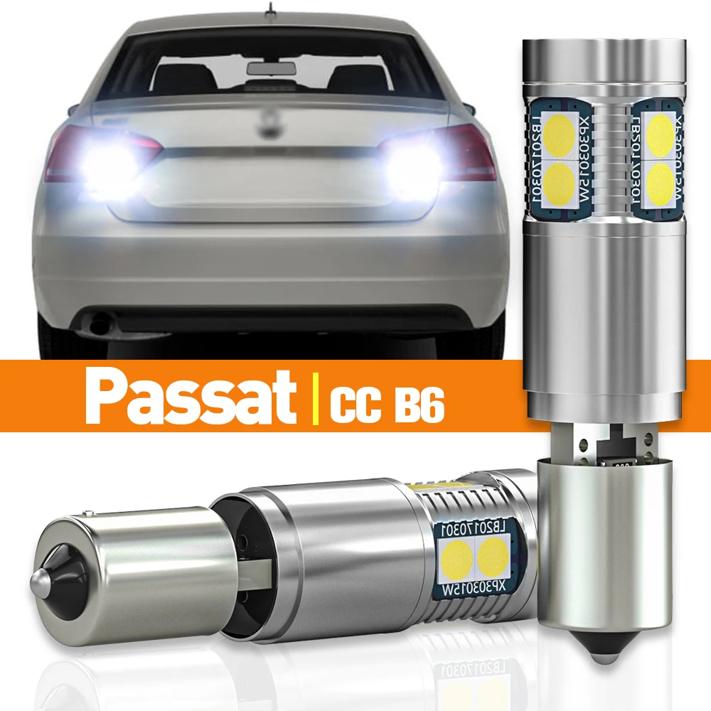 

2 шт. светодиодный фонарь заднего хода для VW Volkswagen Passat CC B6 2008-2012 2009 2010 2011 аксессуары лампа Canbus