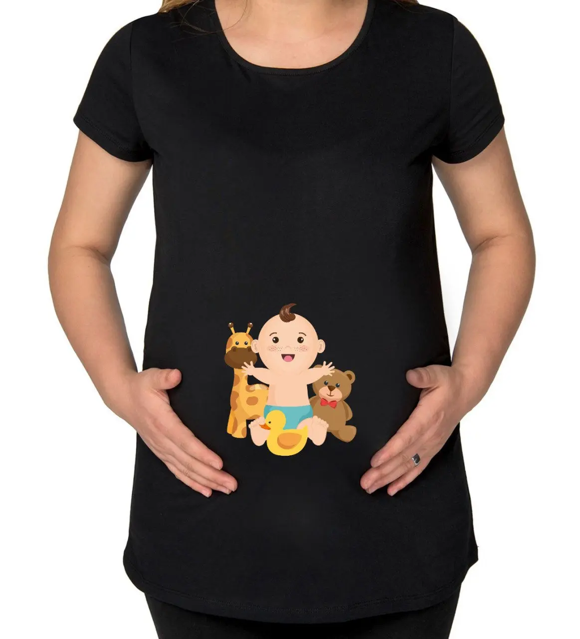 

BK подарок для мужчин и малышей, черный дизайн для беременных
