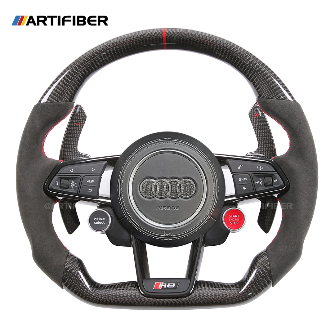 

100% Real Carbon Fiber Steering Wheel for Audi R8 TT