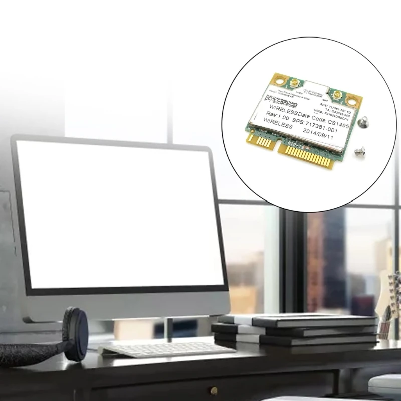 Мини-адаптер PCIE WiFi 7260 7260HMW 7260AN Wireless-N 2 4 ГГц/5 0 ГГц 300 Мбит/с