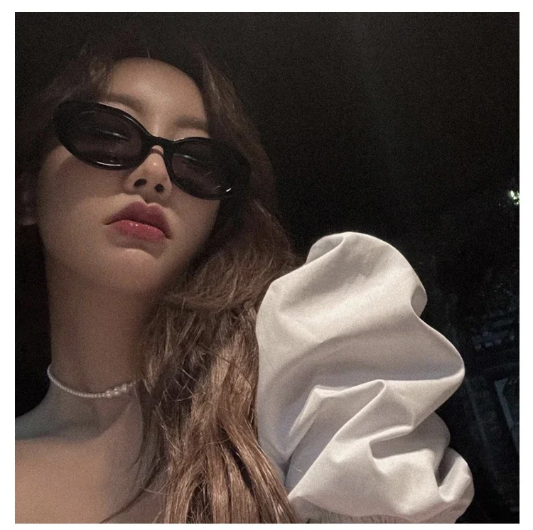 Солнцезащитные очки в винтажном стиле женские овальные модные роскошные